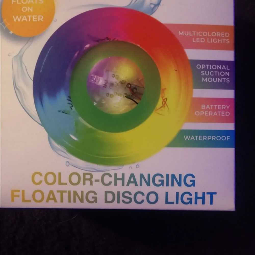 Floating disco lamp